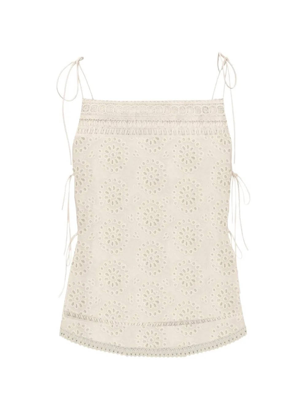 Broderie-Anglaise Tie-Fastening Top by MC2 Saint Barth