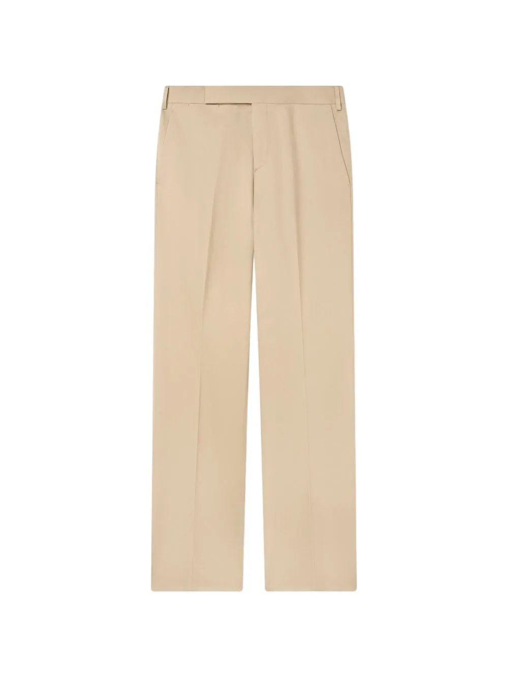 Flat-Front Twill Trousers by Lardini