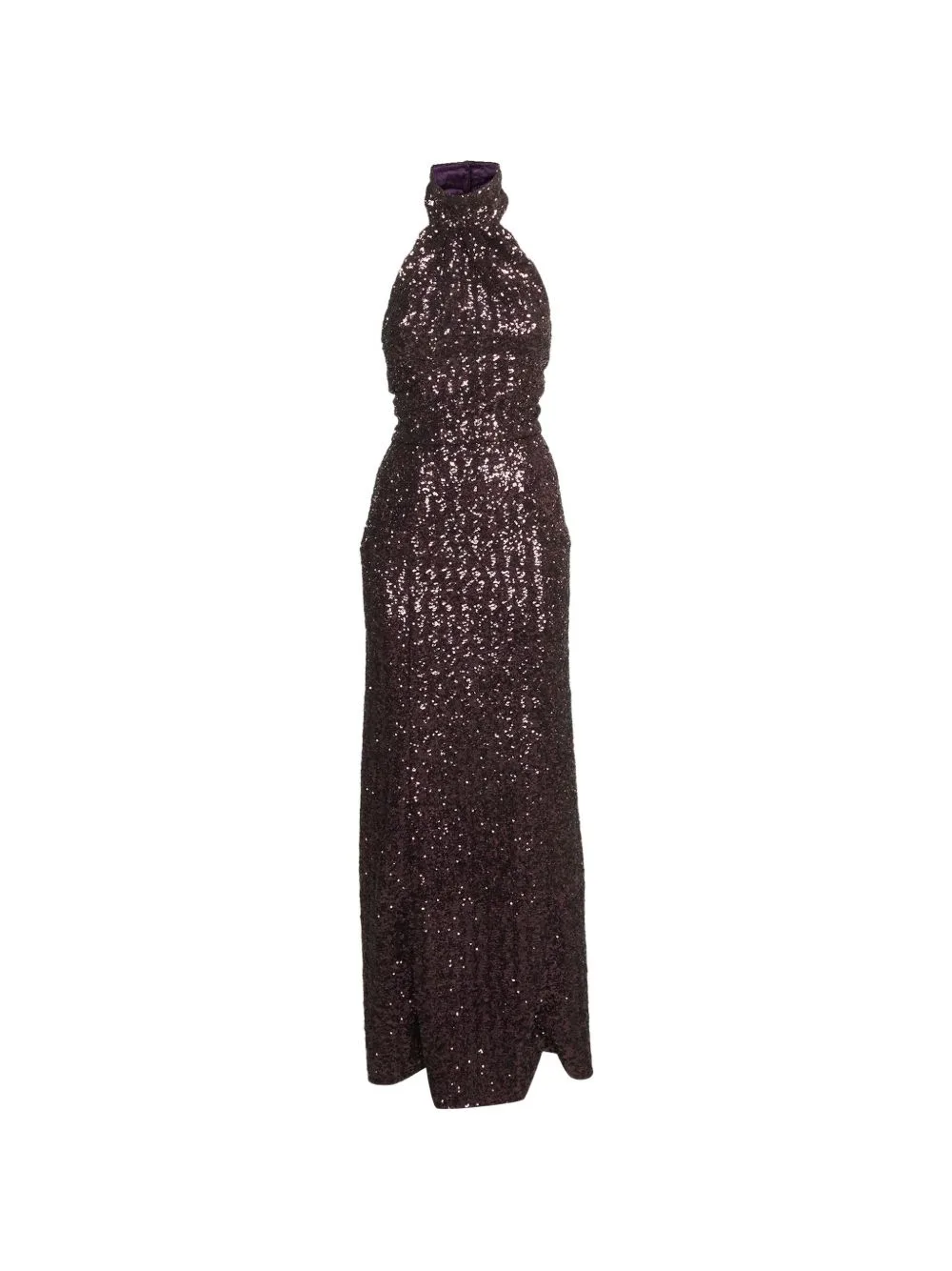 Sequin-Embellished Halterneck Maxi Dress by Dolce & Gabbana Pre-Owned