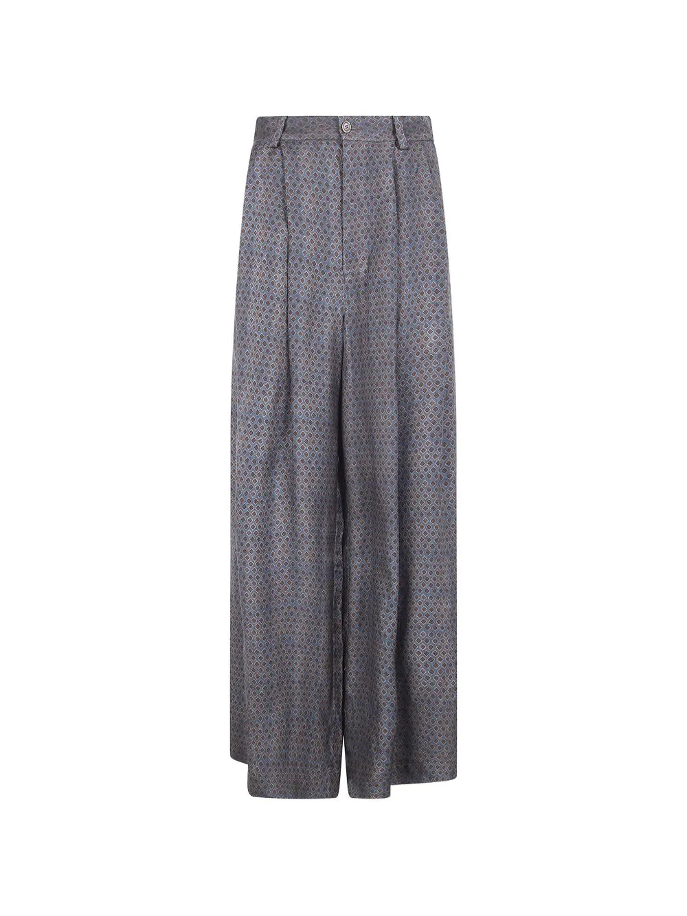 Paella Geometric-Print Trousers