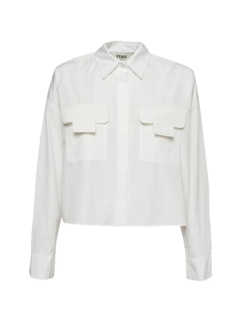 Cropped Shirt by Fendi Pre-Owned