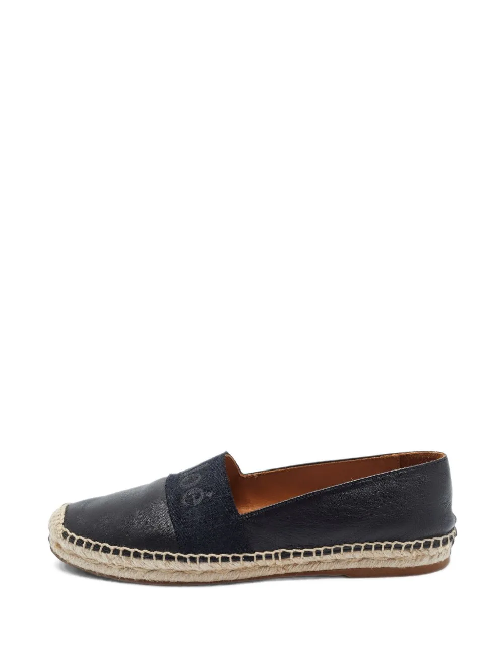 Piia Logo-Embroidered Espadrilles by Chloé Pre-Owned