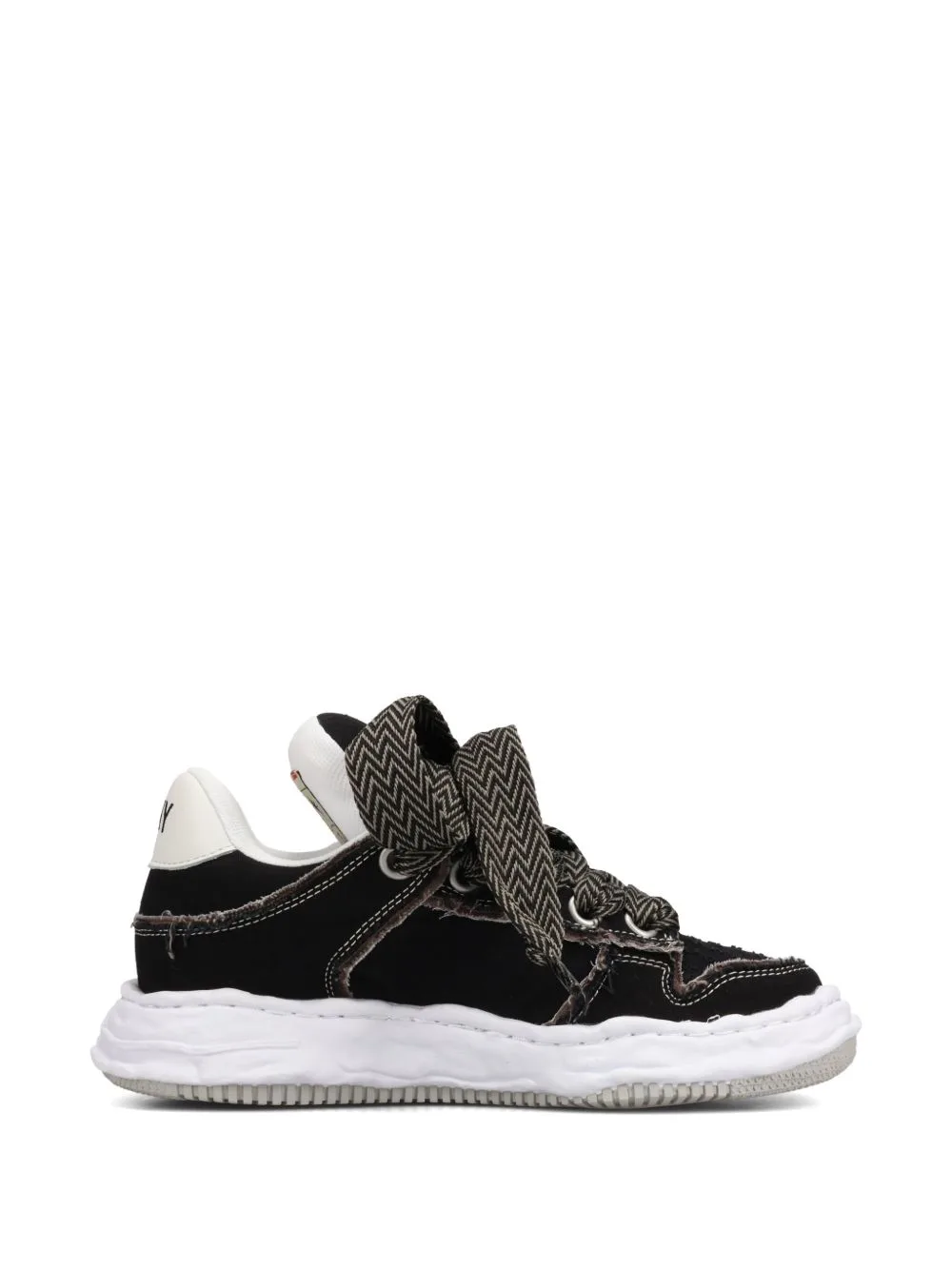 Wayne Puffer OG Sole Patterned Lace Canvas Low-Top Sneakers by Maison MIHARA YASUHIRO