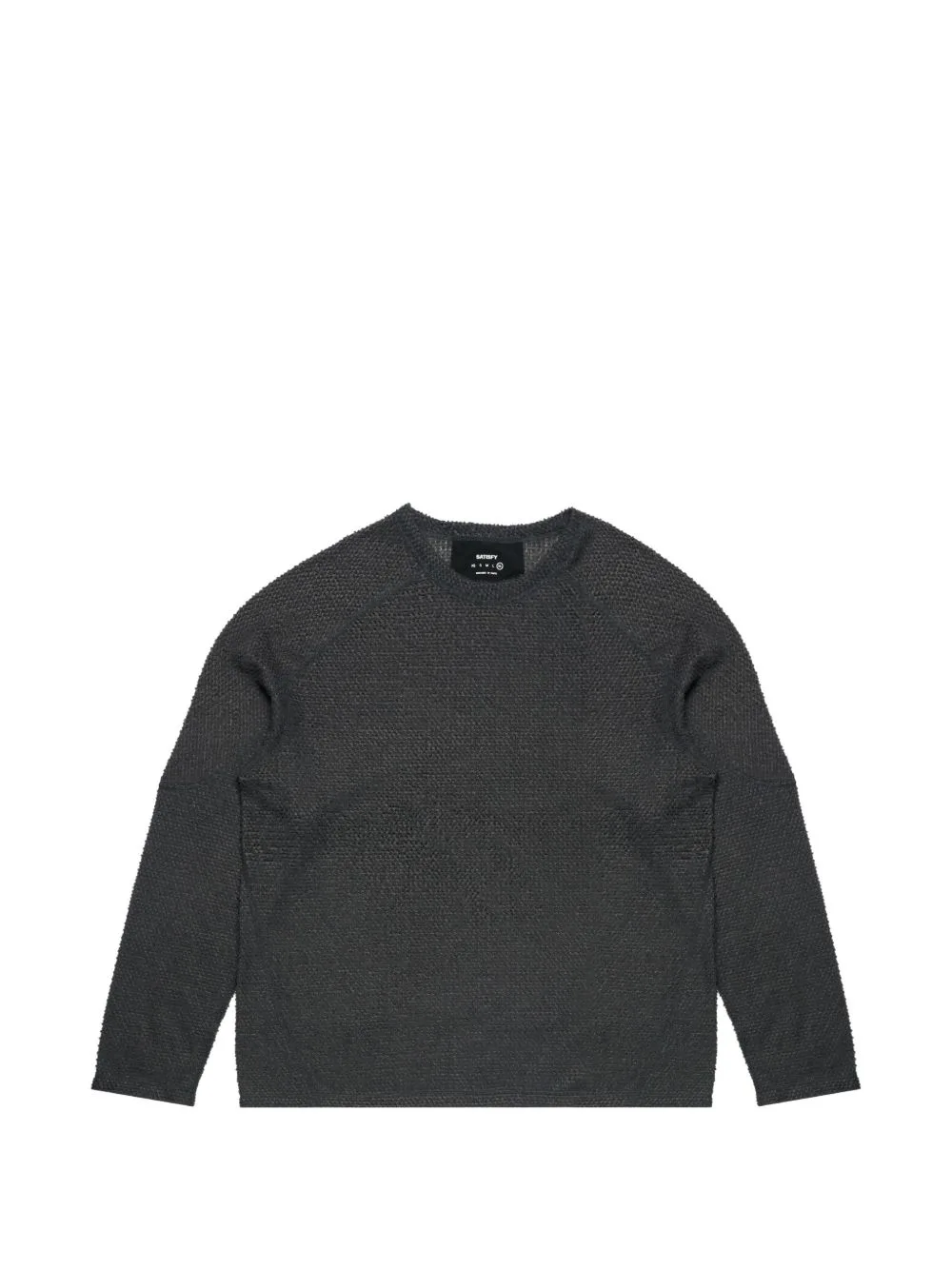 Waffle-Knit Raglan-Sleeve Sweater by Satisfy