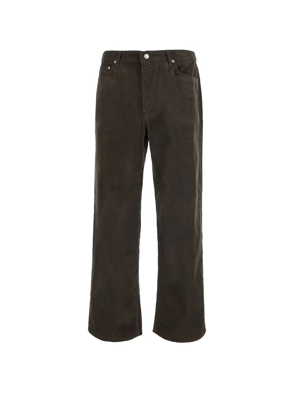 Corduroy Straight-Leg Trousers