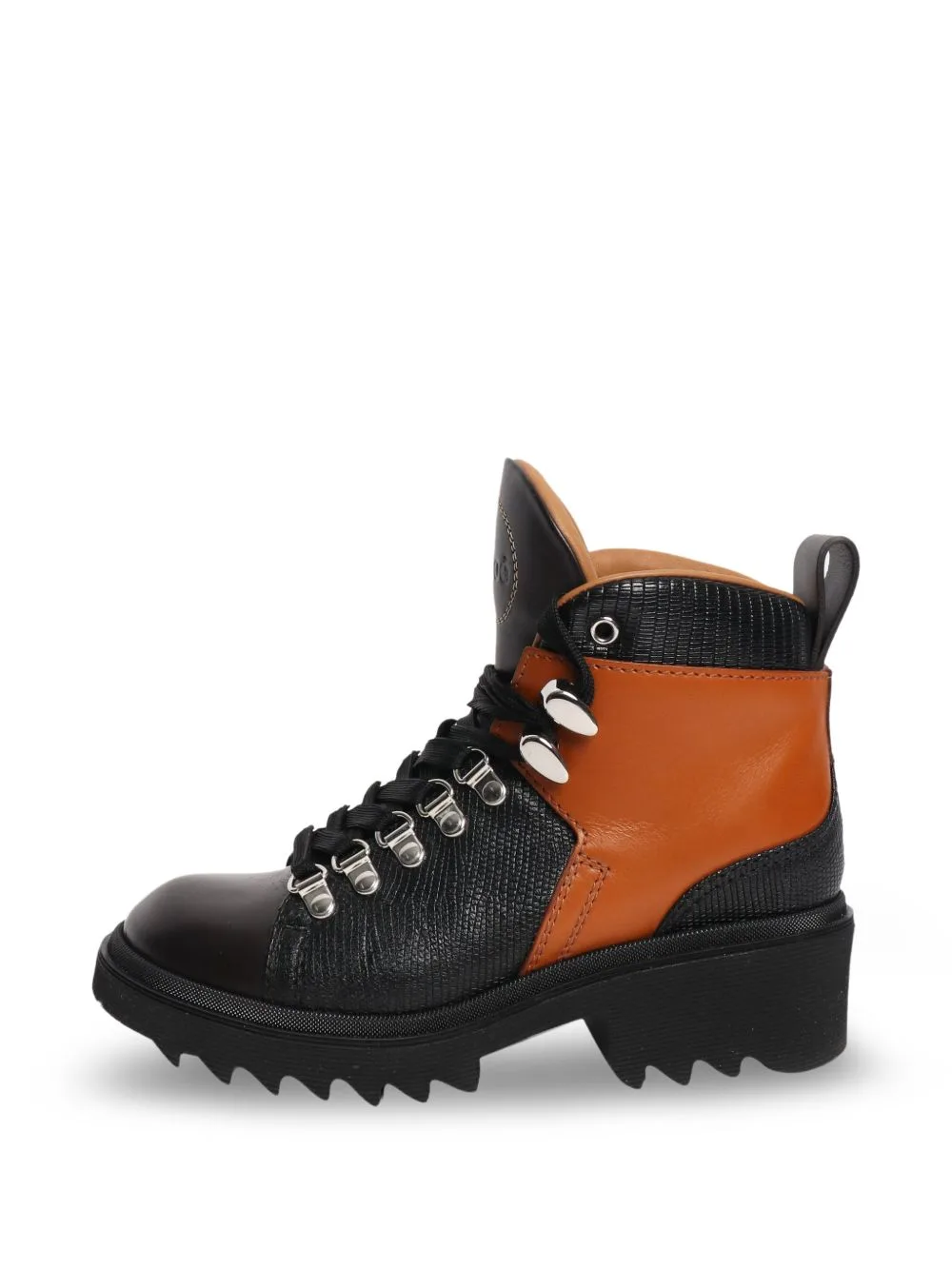 Leather Combat Boots by Chloé Vintage