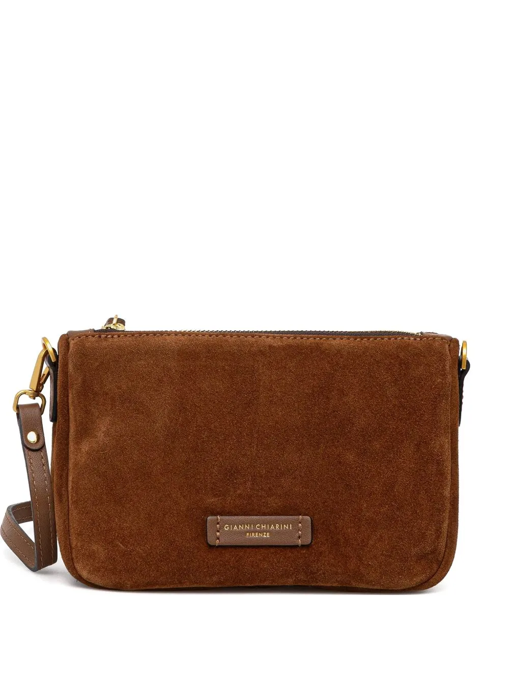 Small Nora Suede Pouch Bag by GIANNI CHIARINI