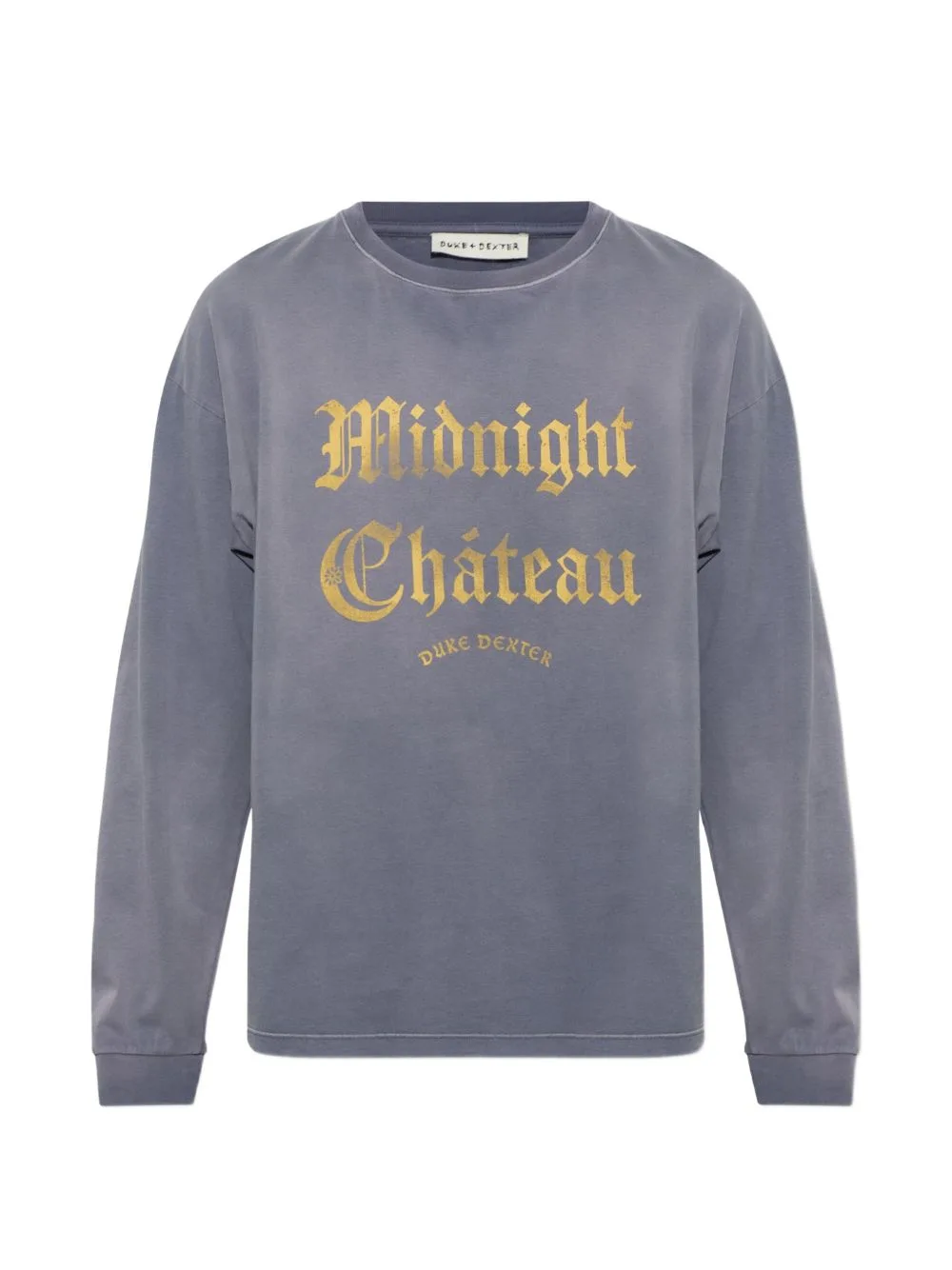 Logo-Print Long-Sleeve T-Shirt by DUKE & DEXTER