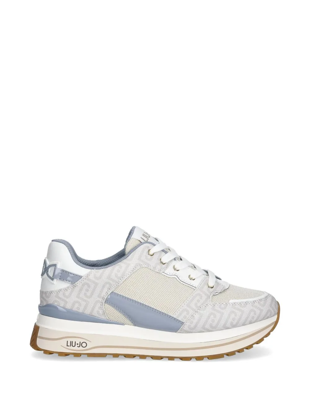 Logo-Pattern Sneakers by LIU JO