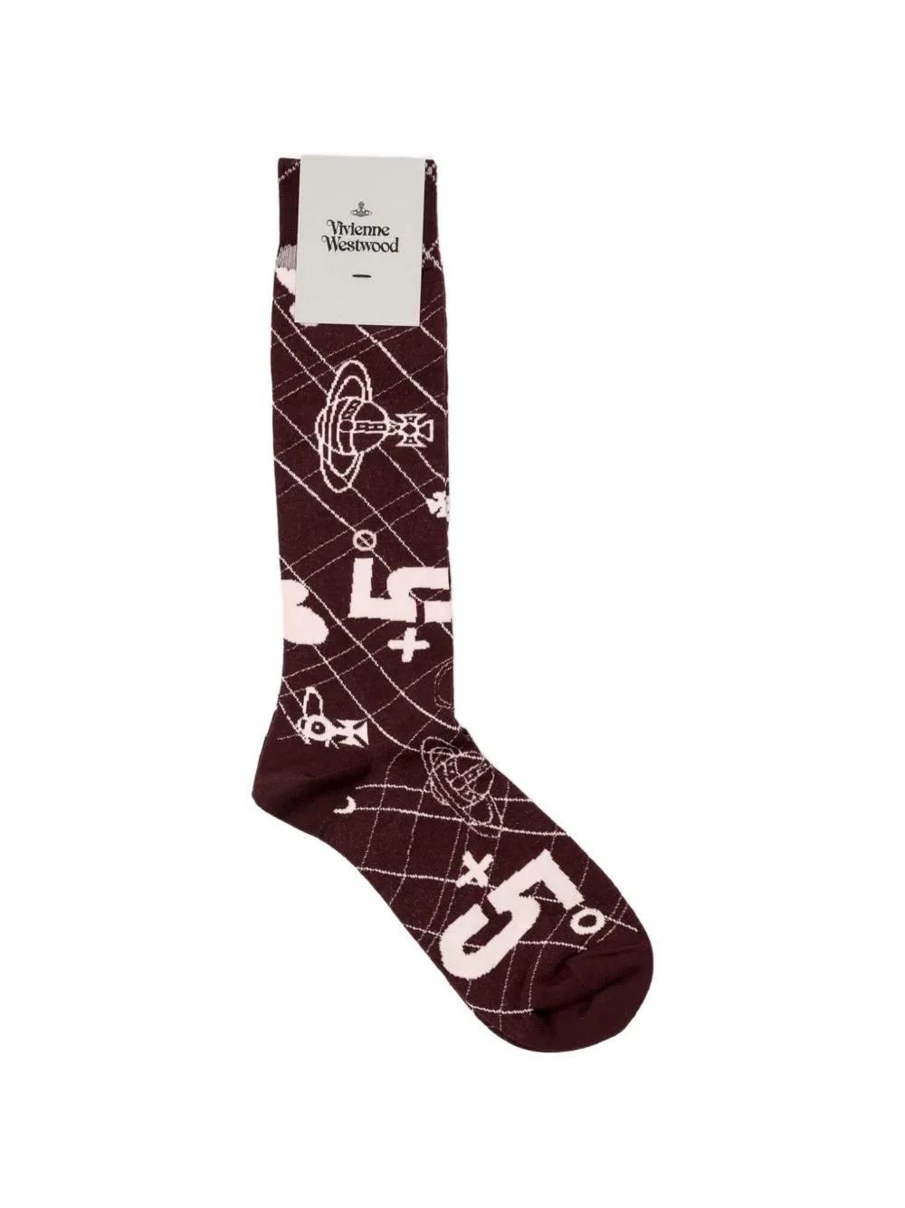 Plus 5 Graphic-Print Socks by Vivienne Westwood