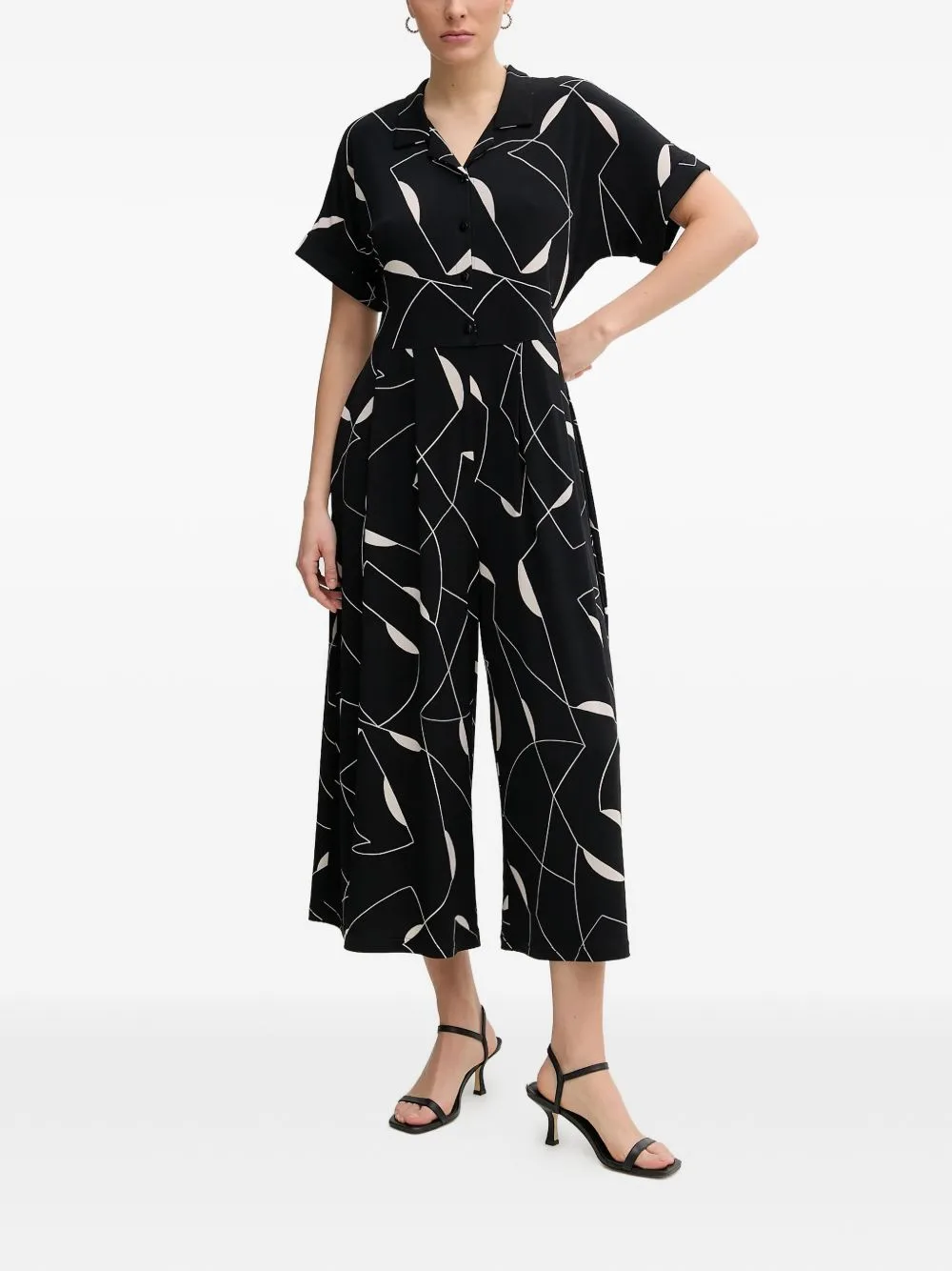 Patterned Jumpsuit by Joseph Ribkoff