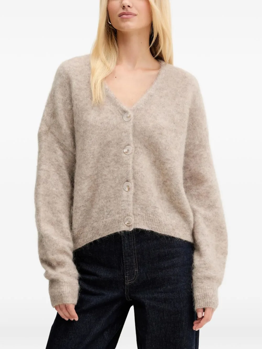 GZdebbie Button V-Neck Cardigan by Gestuz