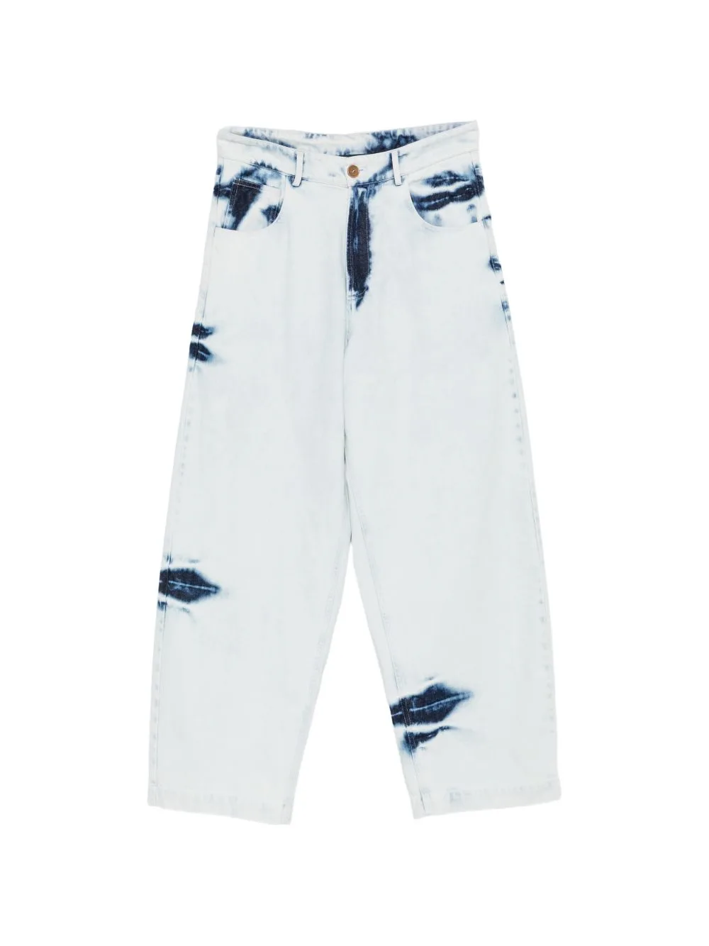 Tie-Dye Wide-Leg Jeans by Jejia