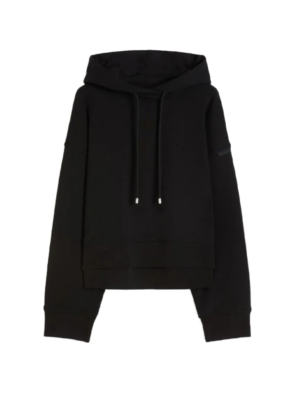 Logo-Patch Drawstring Hoodie by Sportmax