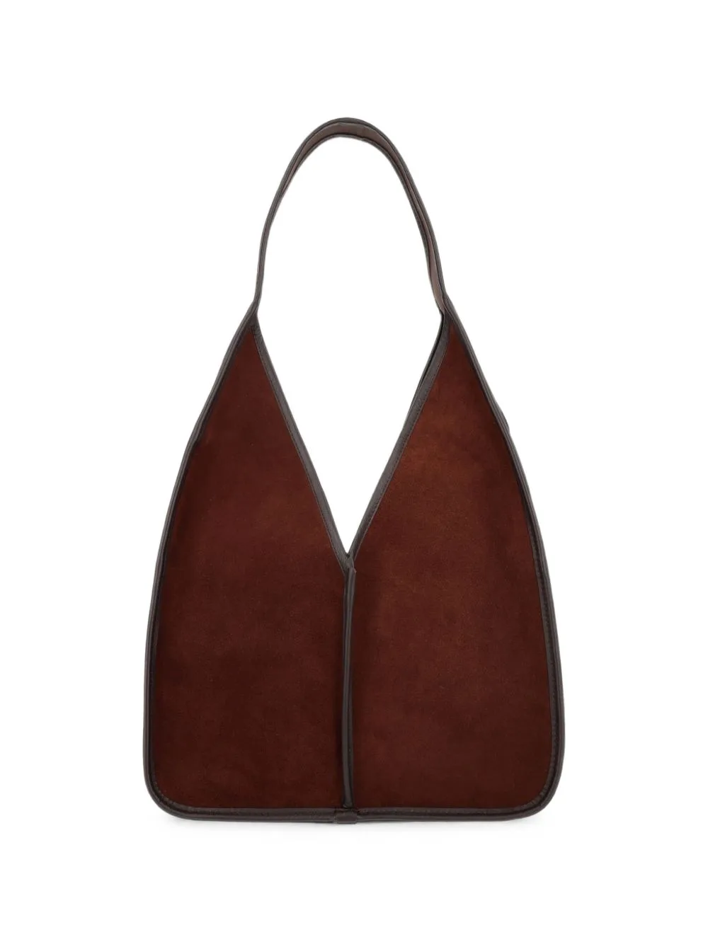 Hobo Suede-Panel Shoulder Bag
