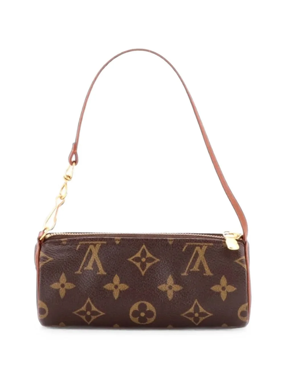 Papillon Pochette Monogram Canvas Mini Clutch Bag