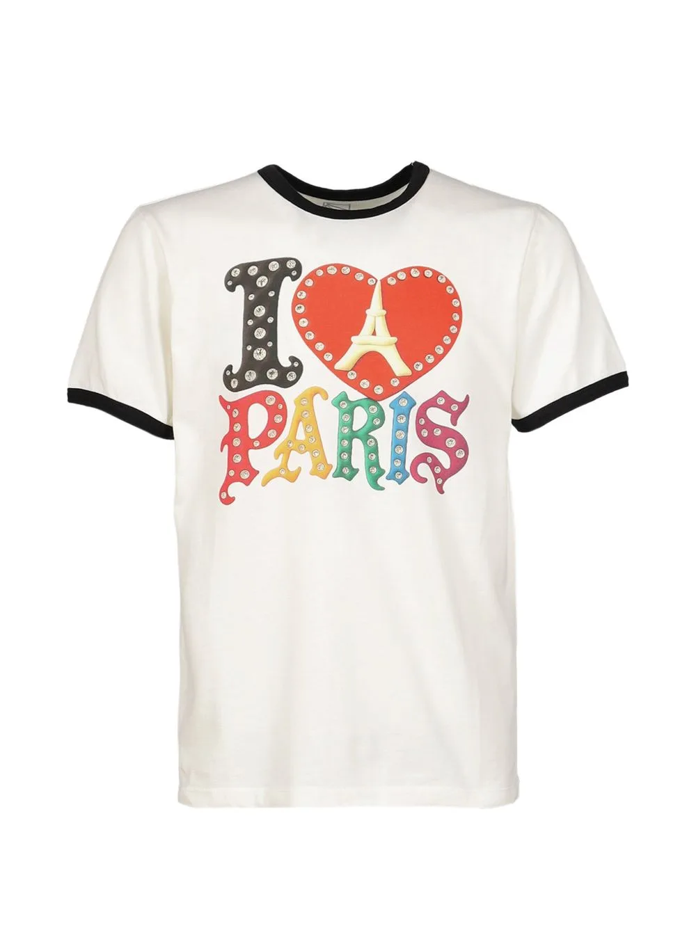 Graphic-Print Ringer T-Shirt by RASSVET