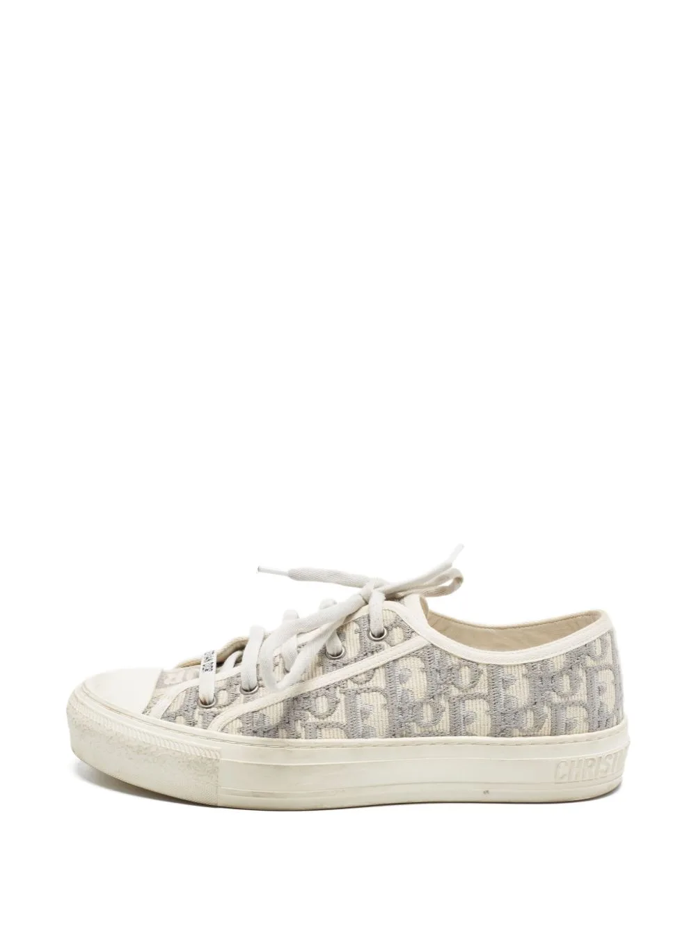 Walk'n'Dior Lace-Up Sneakers by Christian Dior Pre-Owned