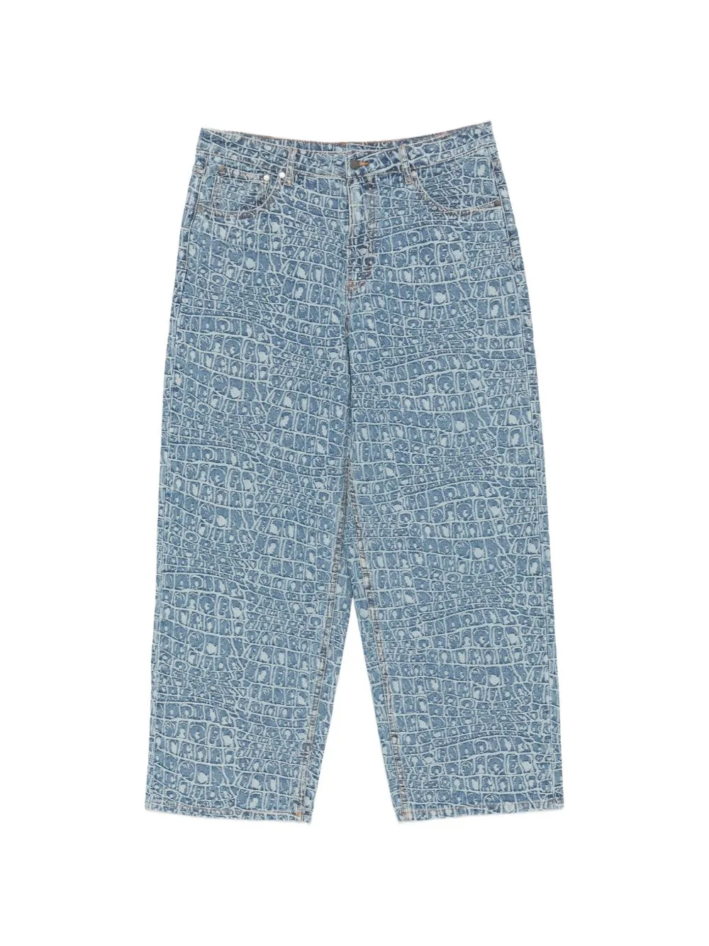 Jacquard-Pattern Jeans by Daily Paper