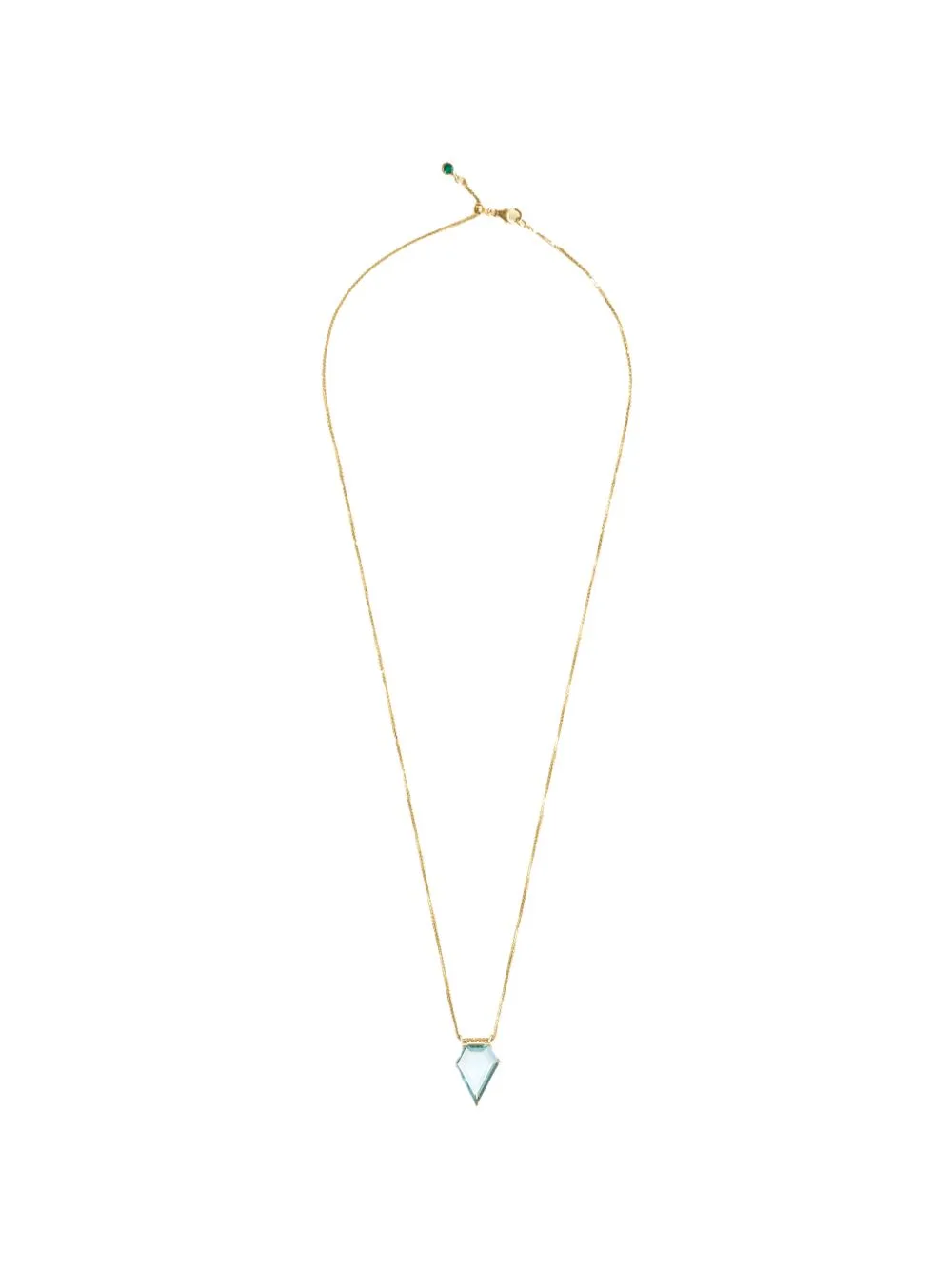 Aquamarine Kite Necklace by YI Collection