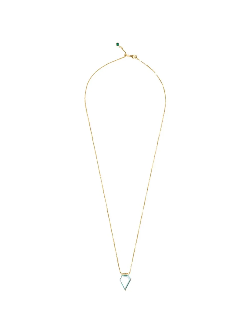 Aquamarine Kite Necklace by YI Collection