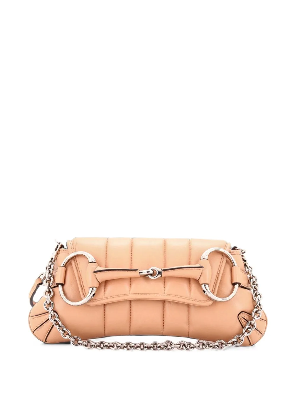 Horsebit Chain Vertical Quilted Leather Small Shoulder Bag by Gucci Pre-Owned