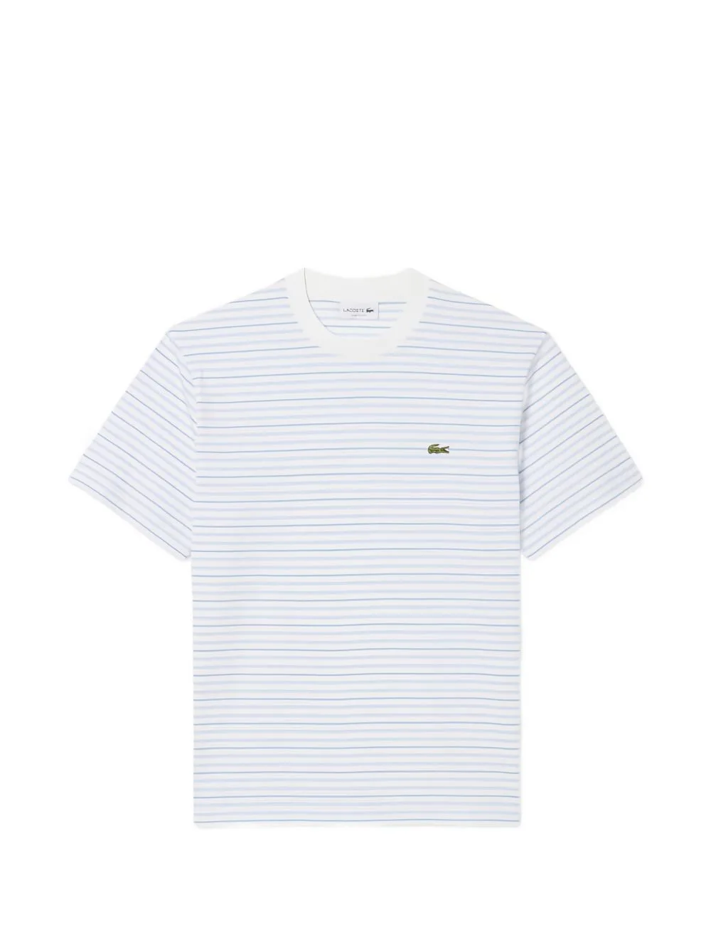 Striped Round-Neck T-Shirt by Lacoste