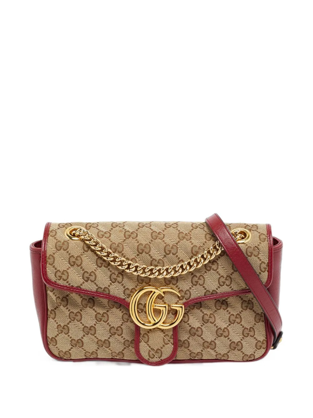 Small GG Marmont Diagonal-Quilt Shoulder Bag by Gucci Pre-Owned
