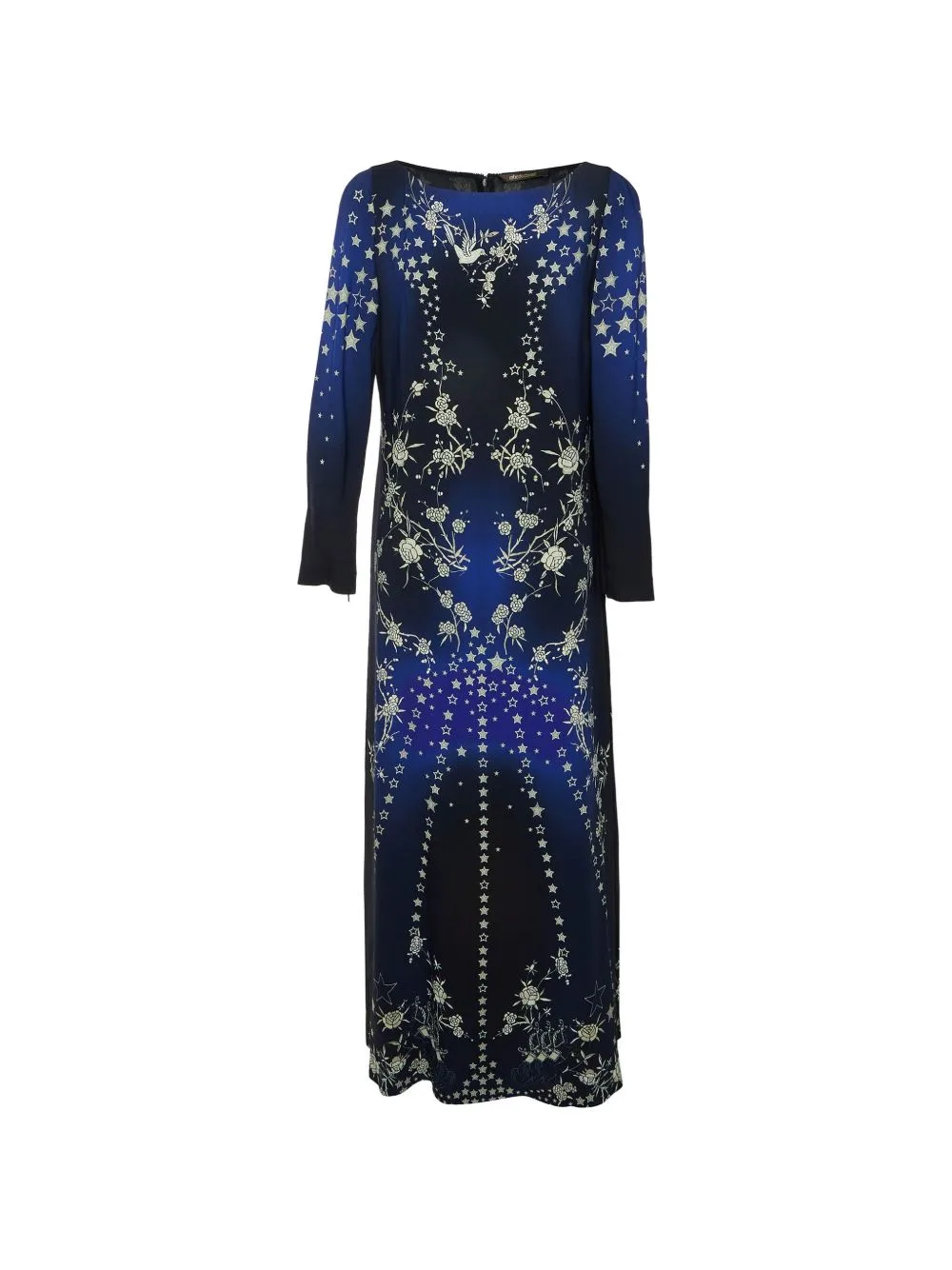 Floral-Print Maxi Dress by Roberto Cavalli Vintage