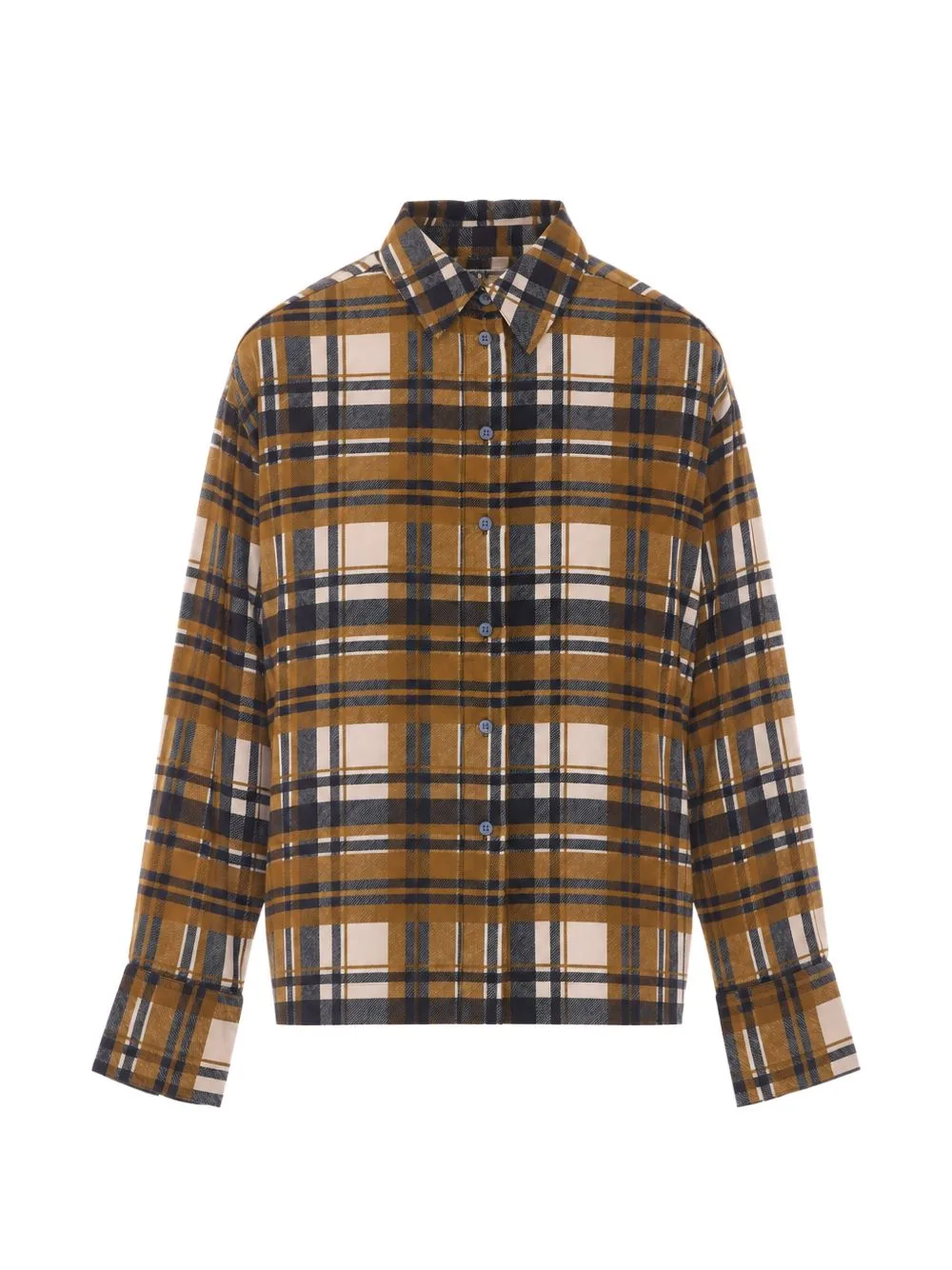 Check-Print Shirt by Essentiel Antwerp
