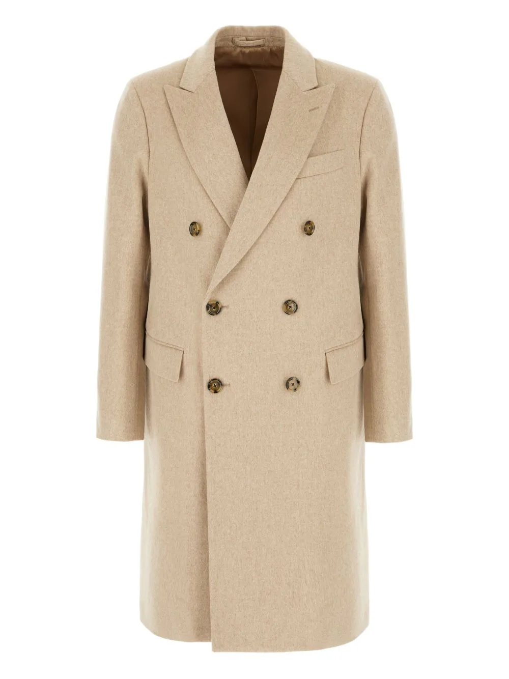 Double-Breasted Wool Coat by Lardini