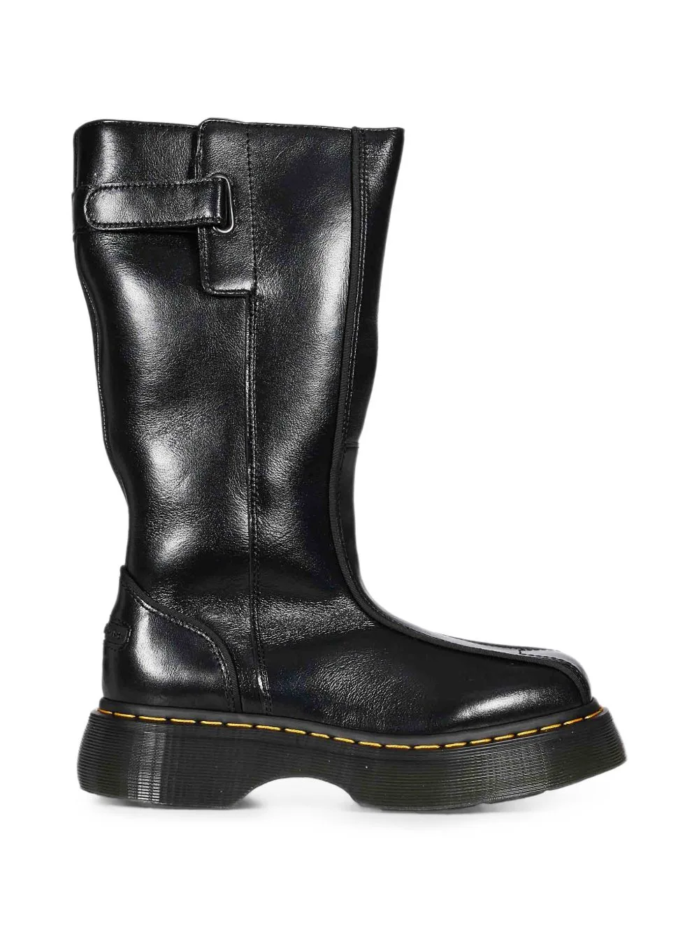 Buzz Hi Buckled Leather Boots by Dr. Martens
