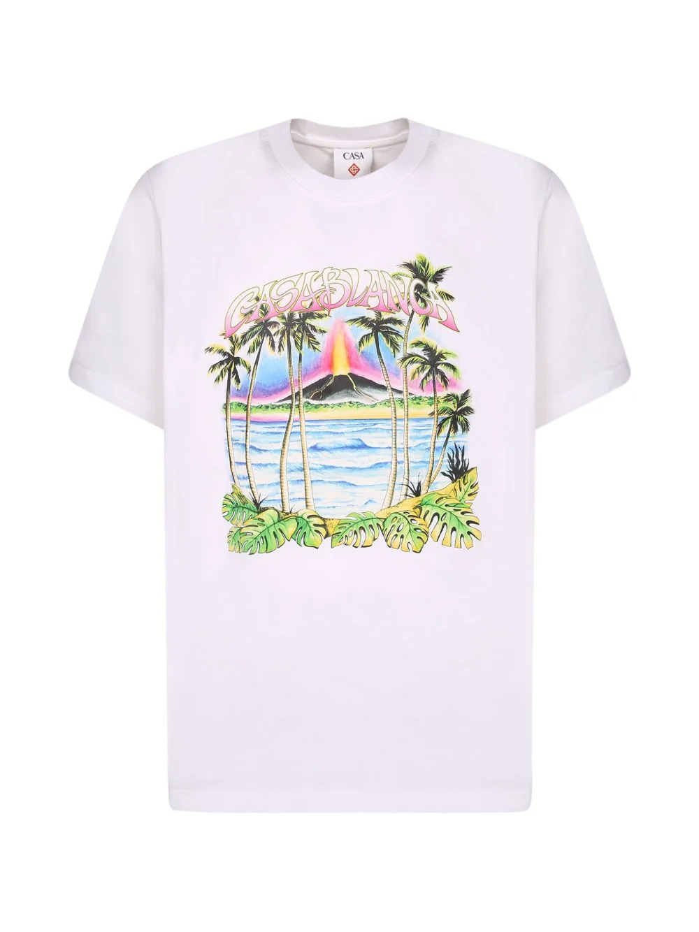 Volcano Graphic-Print T-Shirt by Casablanca