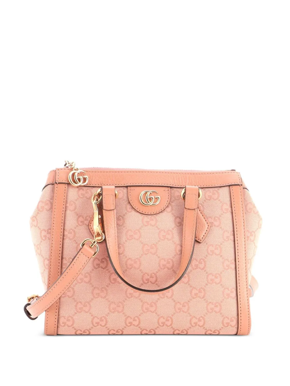 Ophidia Top Handle GG Coated Canvas Small Tote Bag by Gucci Pre-Owned