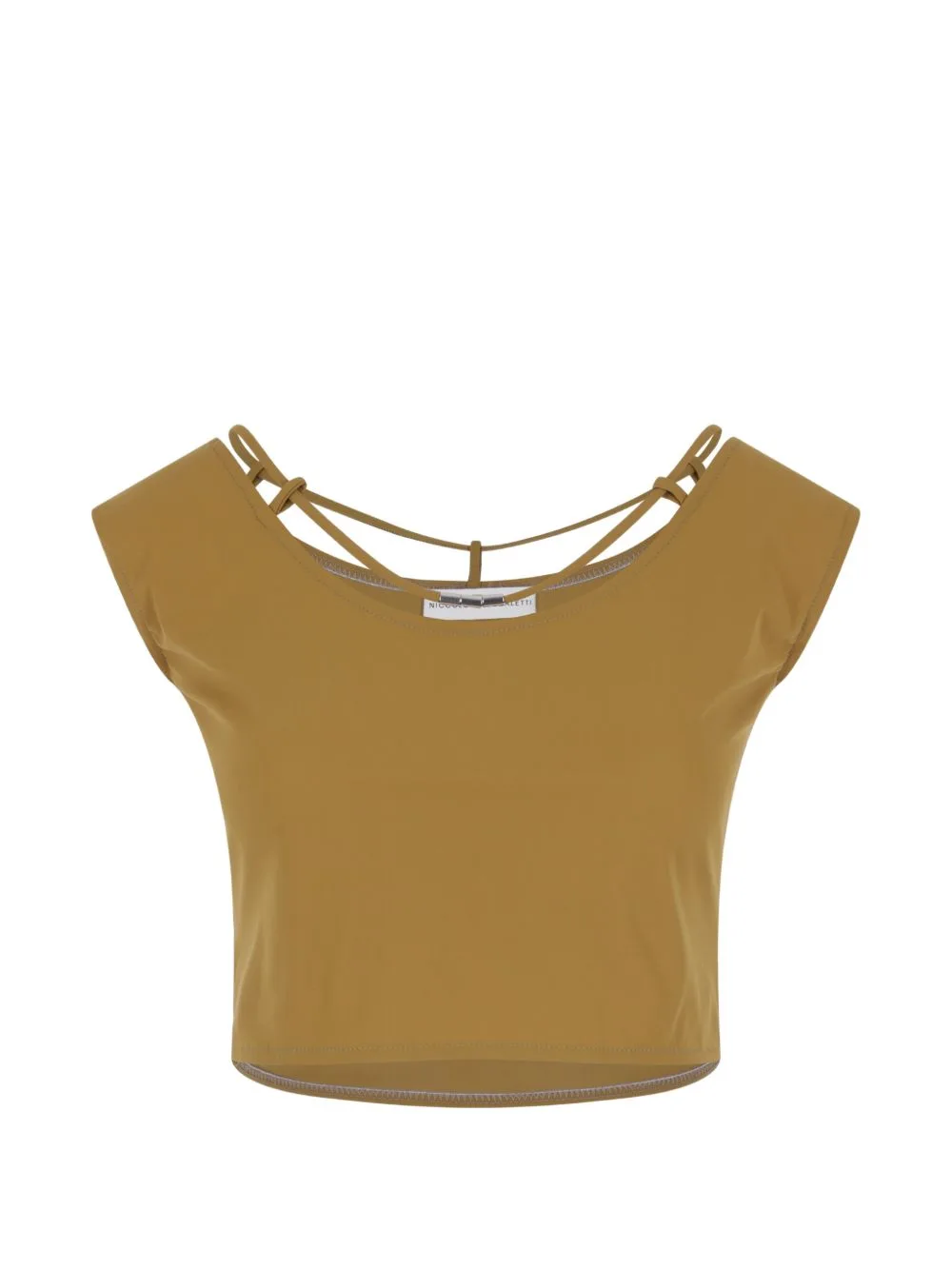 Sleeveless Drawstring-Trim Top by Niccolò Pasqualetti