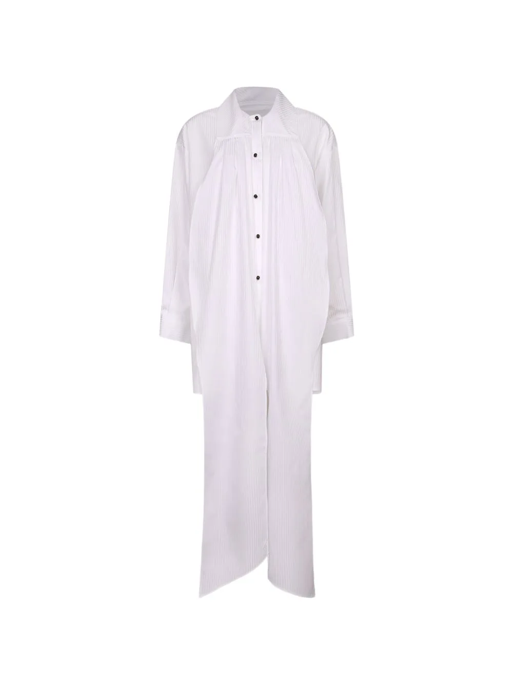 Pleated Panelled Shirt by Emporio Armani