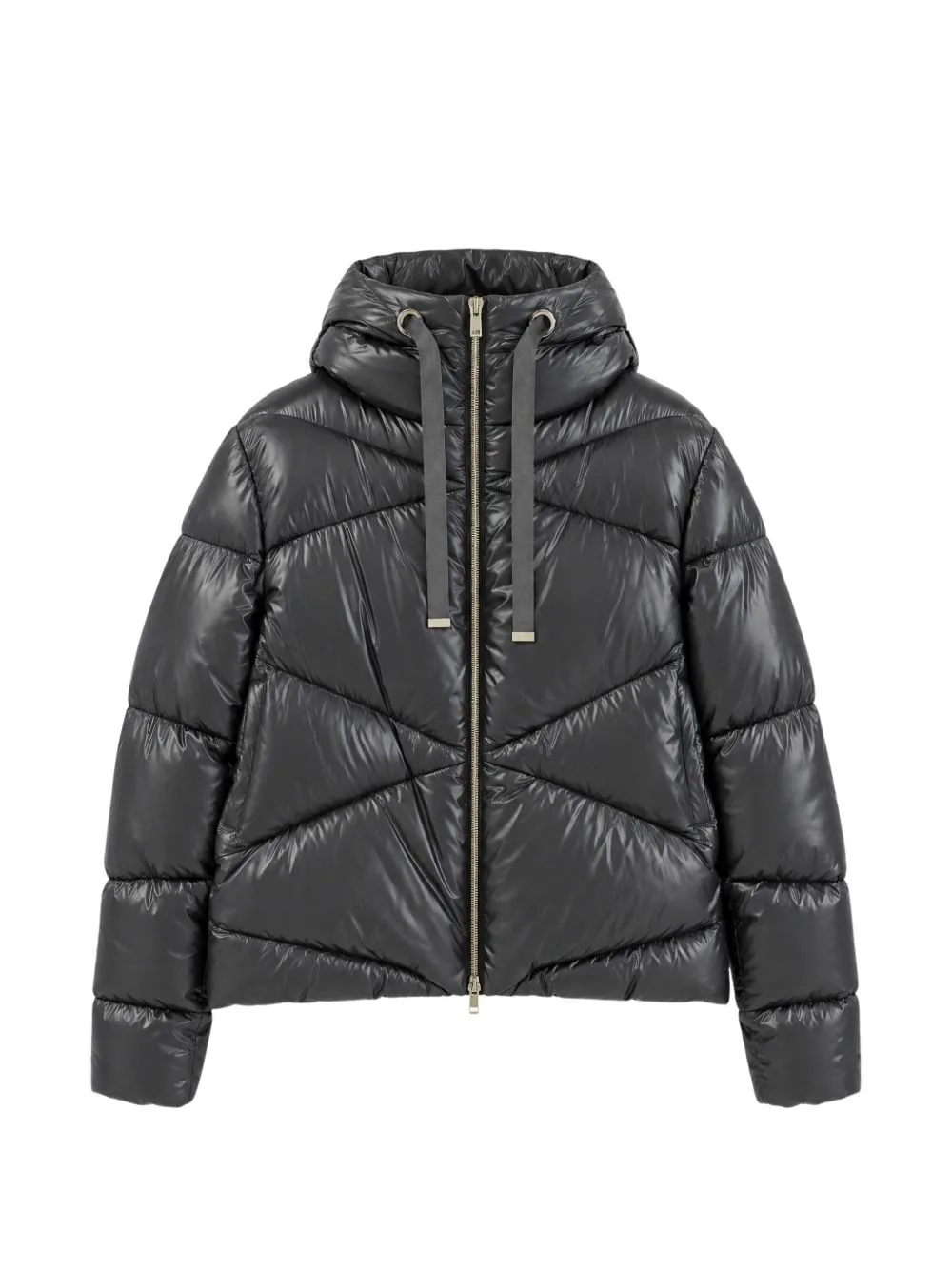 Quilted Hooded Jacket by Herno