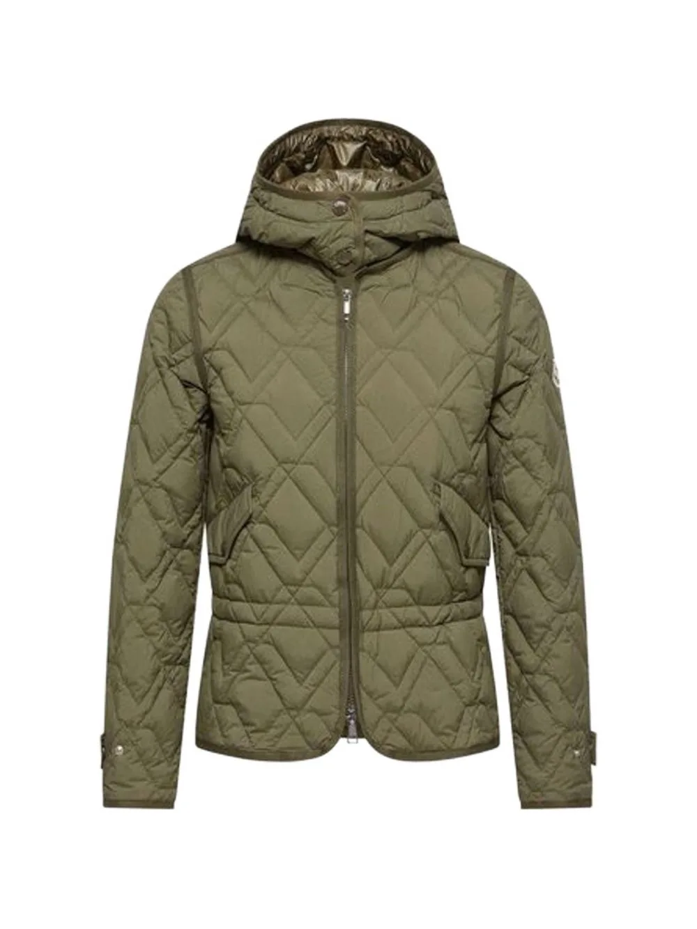 Lilas Geometric-Quilted Jacket by Moncler