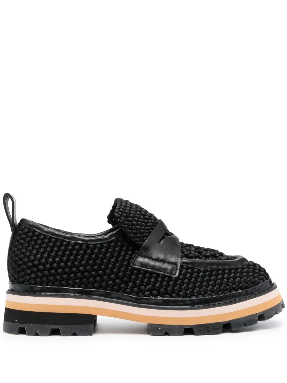 Genial Textured Leather Loafers by Ash