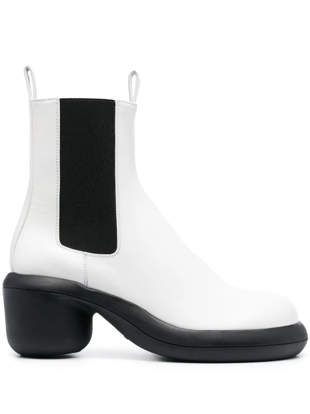 Two-Tone Leather Chelsea Boots by Jil Sander