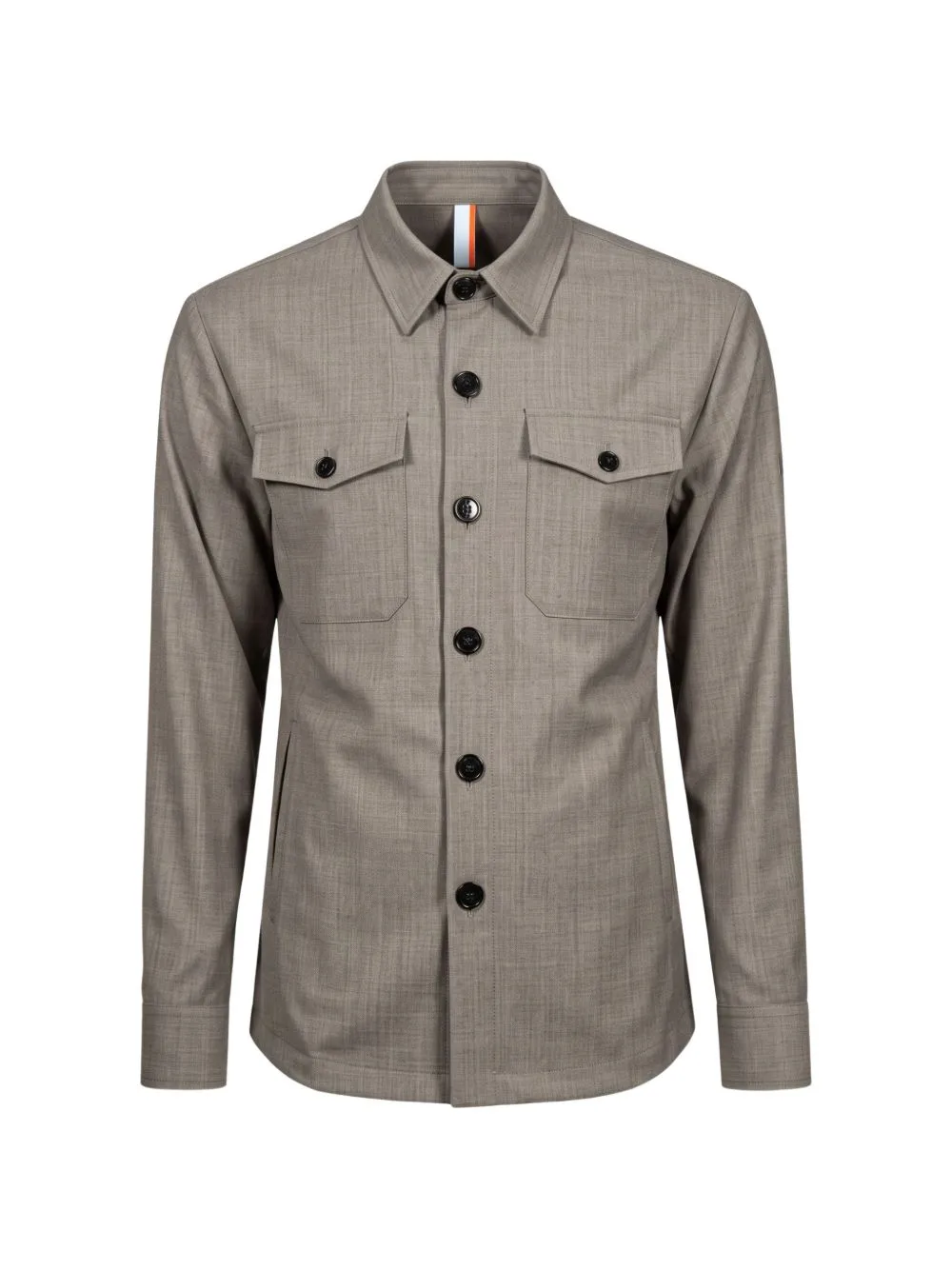 Button-Up Long-Sleeve Shirt by PMDS