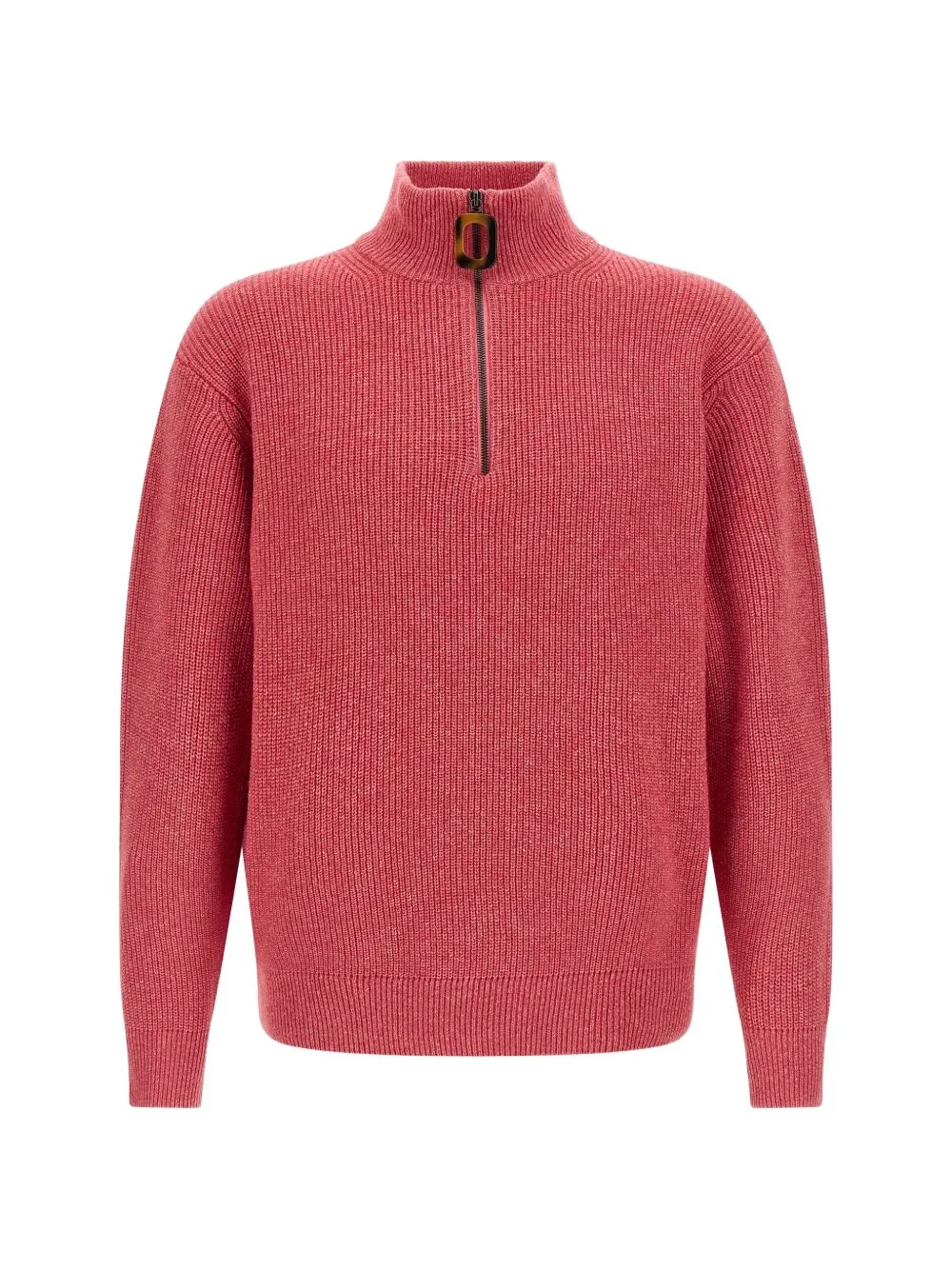 Half-Zip Ribbed-Knit Sweater by JW Anderson
