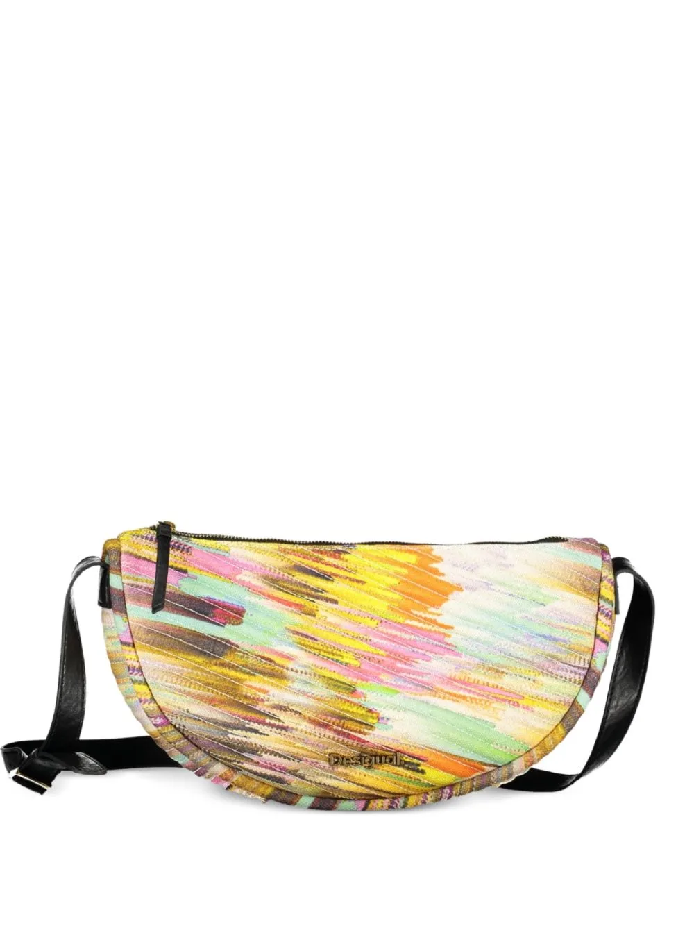 Abstract-Print Half-Moon Belt Bag by Desigual