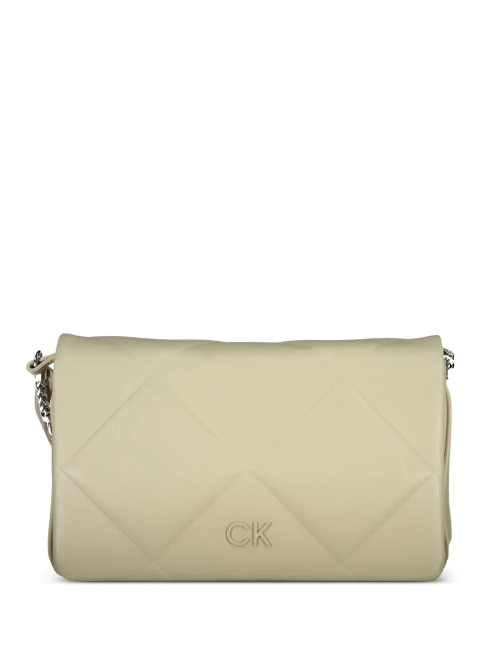Quilted Logo-Plaque Shoulder-Bag by Calvin Klein