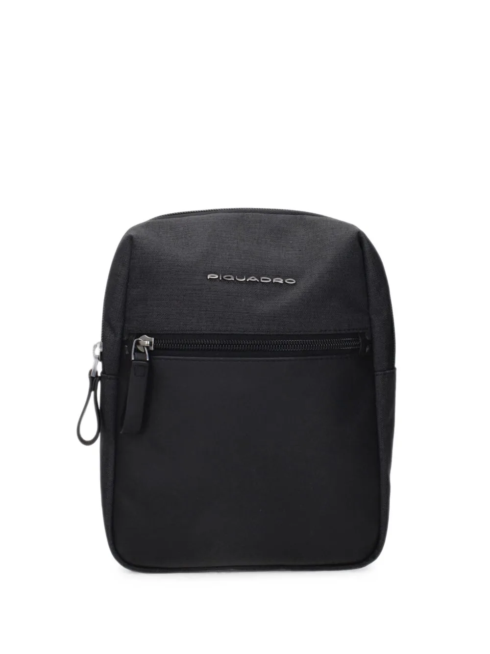 Logo-Plaque Zip-Fastening Messenger Bag by PIQUADRO