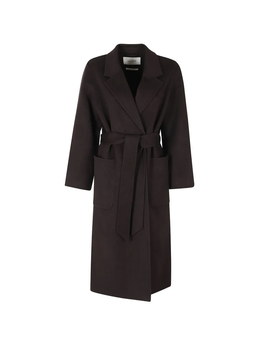 Iocelia Belted Hand-Stitched Coat by IVY OAK