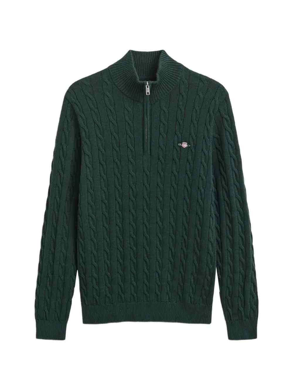 Cable-Knit Half-Zip Sweater by Gant