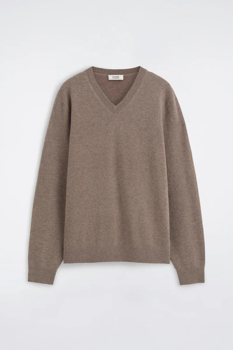 Cashmere V-Neck Sweater by COS