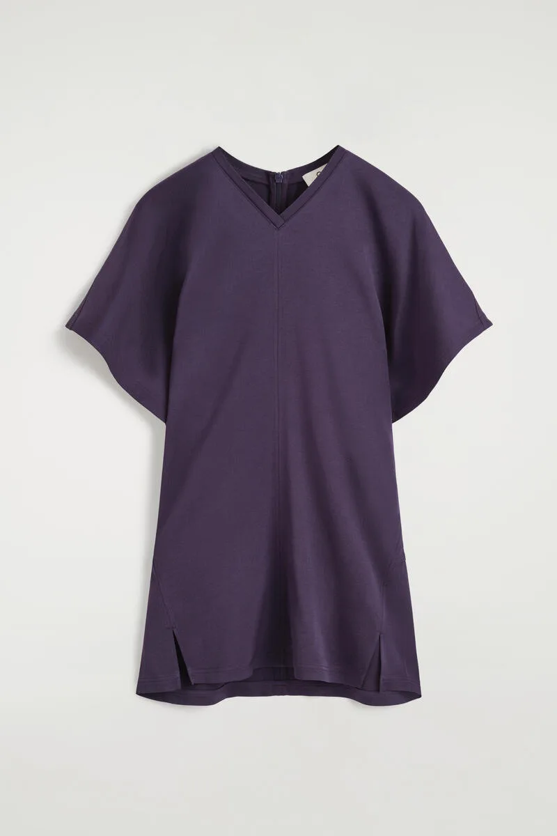 Draped Crepe V-Neck Top by COS