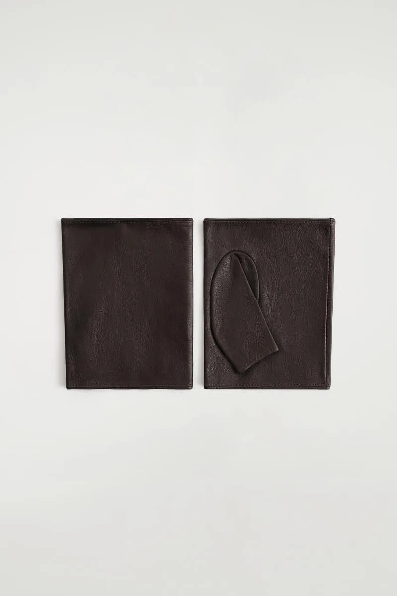 Leather Fingerless Gloves by COS